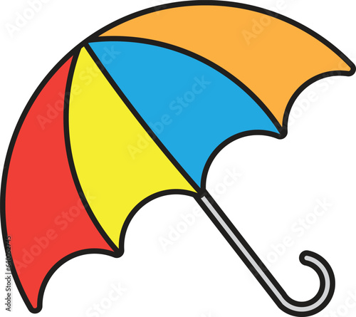 colorful umbella