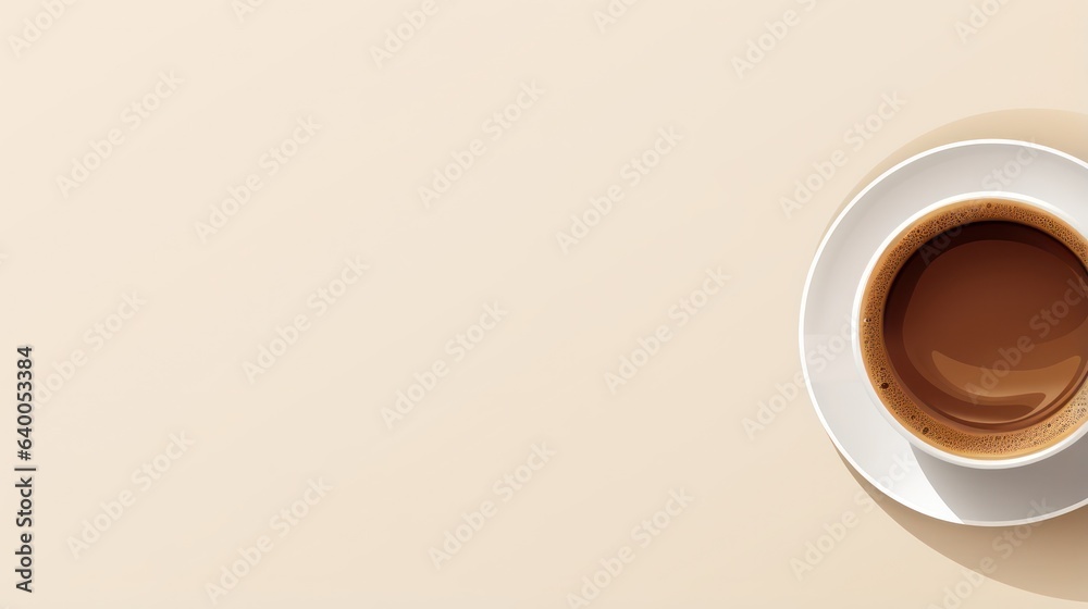 Design template for cup of coffee Design template for cup of coffee