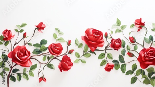 design template of roses