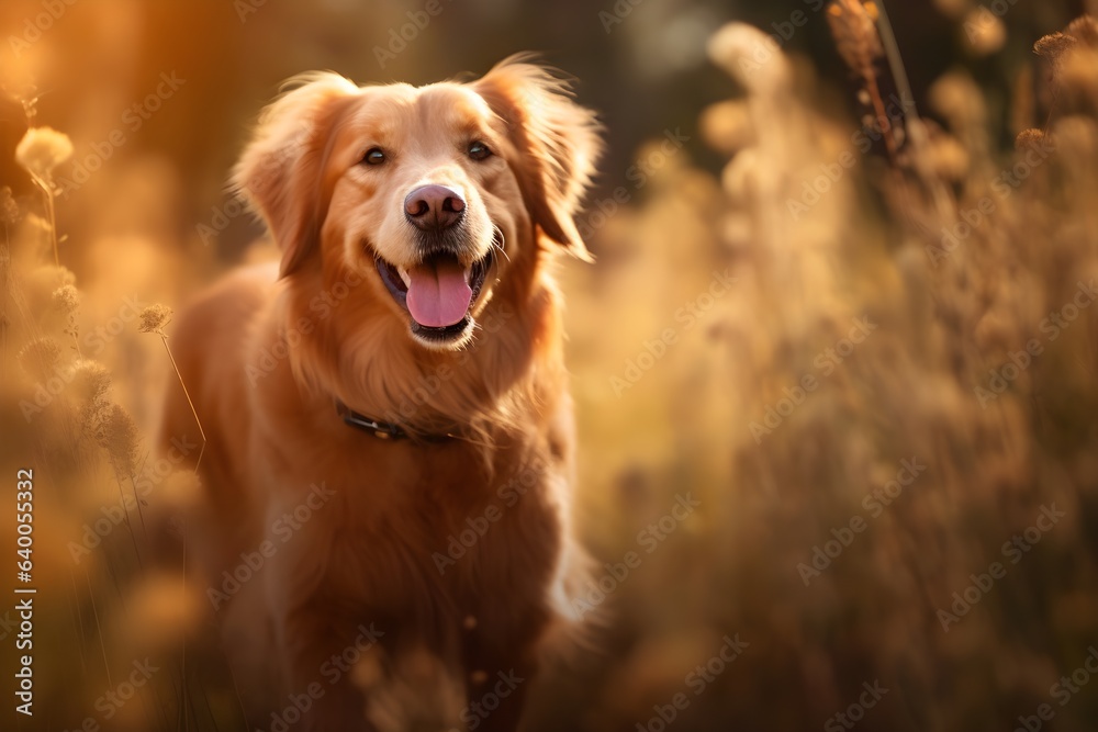 幸せそうな表情の犬 幸せそうな表情の犬