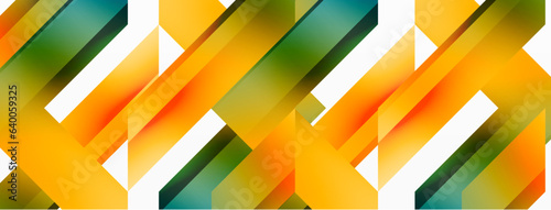 Dynamic minimalist abstraction with play of straight gradient lines. Interplay of colors and precise alignment creates an ever-moving tapestry, offering both simplicity and visual allure