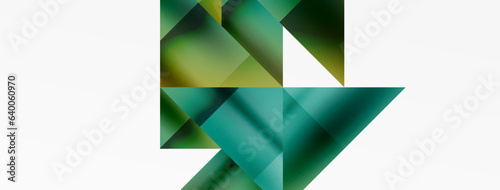 Captivating vector abstraction. Triangles interlock in mesmerizing dance, crafting dynamic geometric backdrop. Fusion of shapes and angles creates artful symphony of modern design