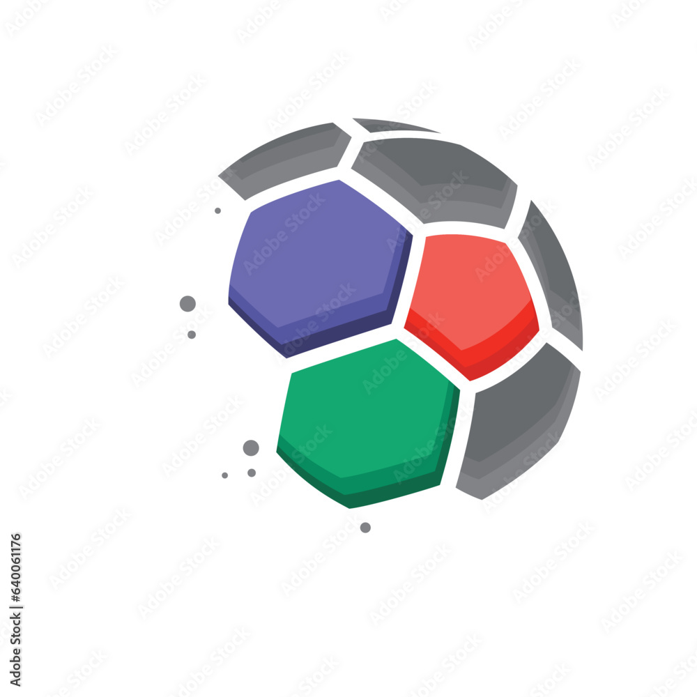 Obraz premium World cup colorful soccer ball