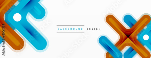 Cross line background minimal geometric template. Design for wallpaper, banner, background, landing page, wall art, invitation, prints, posters