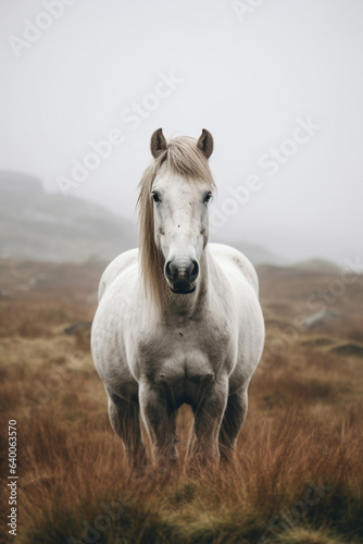 Beauty mammal equestrian farm white outdoors nature animal horses mane stallion equine © SHOTPRIME STUDIO