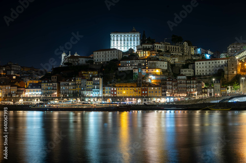 Beautiful photo of Porto at night