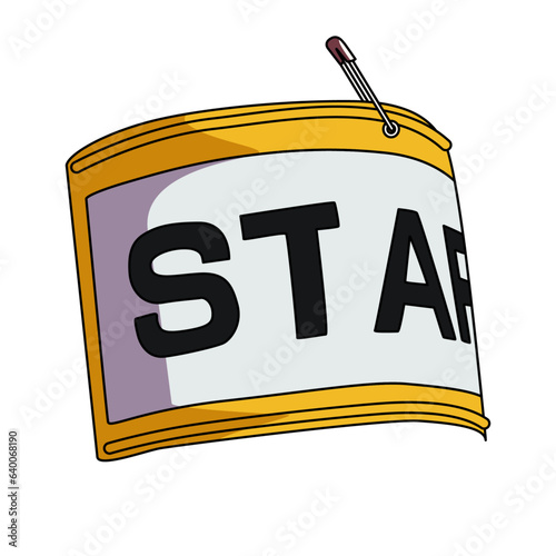 スタッフリストバンド（stuff wristband）(ai)