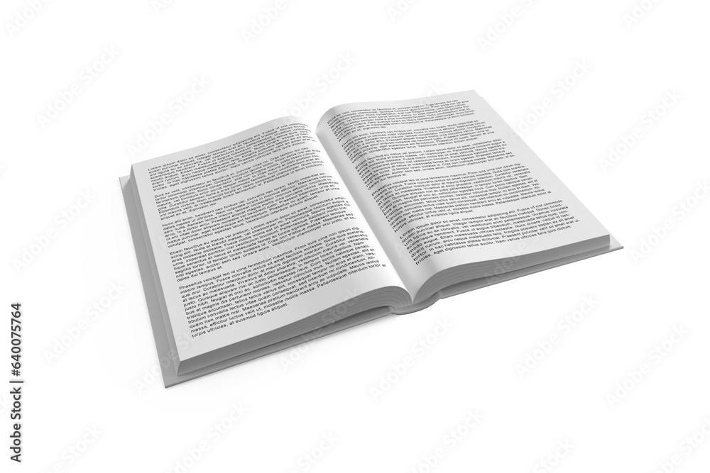 Obraz premium Digital png illustration of open book with text on transparent background