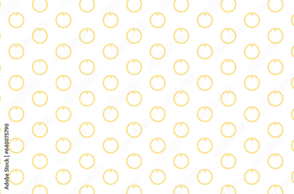 Digital png illustration of yellow control knob outlines repeated on transparent background
