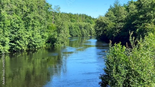 River Lagan at Markaryd, Smaland, Sweden, Scandinavia, Europe photo