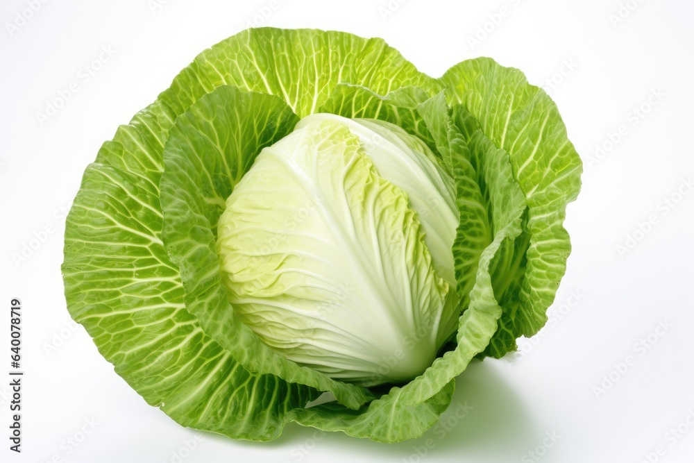 cabbage isolated on white background cabbage isolated on white background