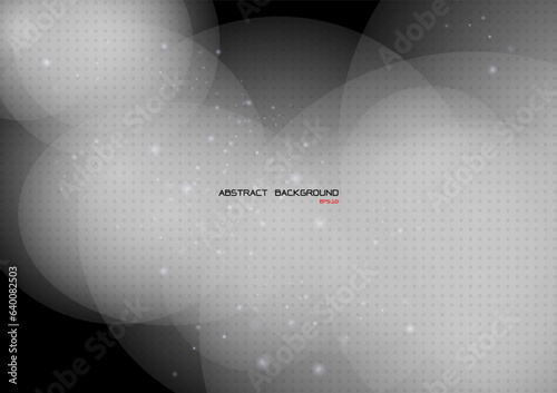 Smooth white cloud  with solft light and dot elements background ,modern abtract template,Grey background