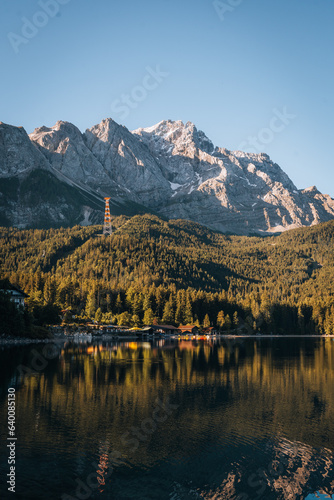 Morning photo of Eibsee Mountain Lake  Garmisch Partenkirchen  Bavaria  Germany