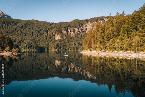 Morning photo of Eibsee Mountain Lake, Garmisch Partenkirchen, Bavaria, Germany