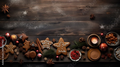 Christmas background with a copy space