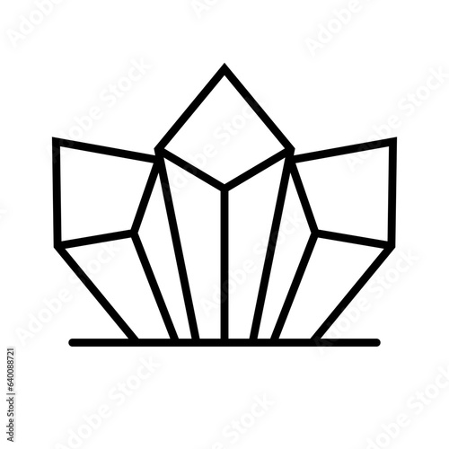 Simple ore icon. Natural resources. Vector.