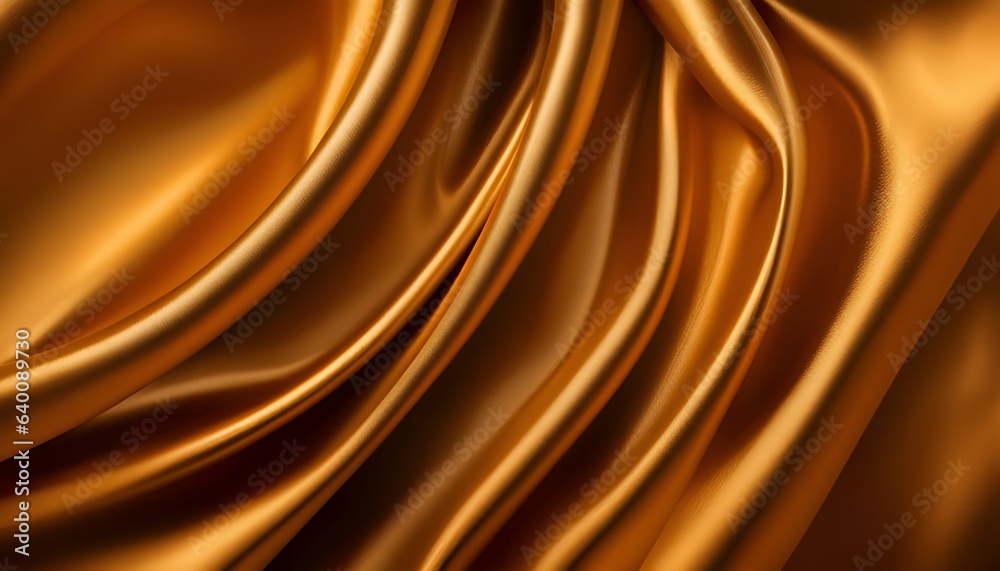 Fototapeta premium Abstract smooth dark gold textile texture