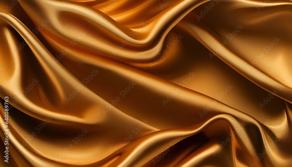Fototapeta premium Abstract smooth dark gold textile texture
