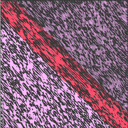 Imitation of a scarlet energy stream shooting diagonally with residual fluctuations on the sides.