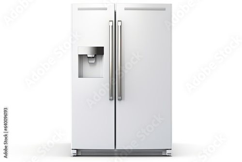 Refrigerator isolated on white background