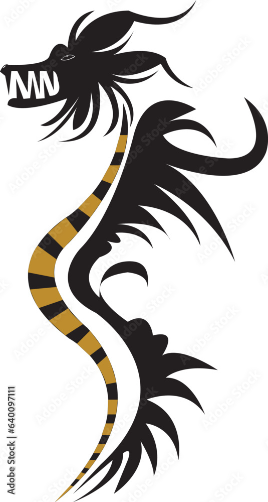 black and golden dragon tattoo black and golden dragon tattoo