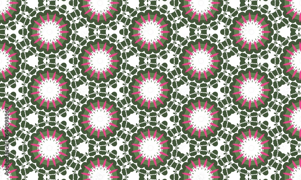 Geometric pattern Seamless textile flower decorative ornament flower pattern. Pattern for web, prints, textile, cloth, digital ,seamless pattern, fabric, mandala, ornament, floral, wallpaper .