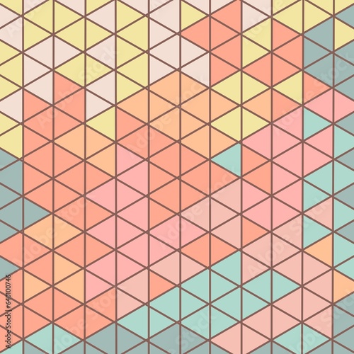 polygon geometric pattern background with alternating colors in grid for banner wallpaper