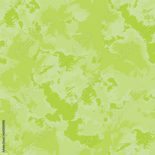 Vector Tie Dye Pattern. Lime Grunge Design. Space Dye Print. Seamless Hand Drawn Colored Print. Batik Ikat. Cool Matcha Dirty Art Texture. Watercolor Design. Trendy Abstract Ethnic Texture.