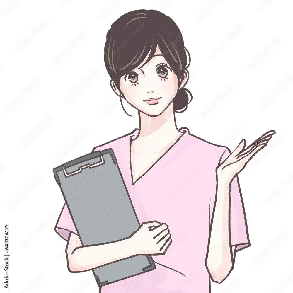 看護師/助産師/医師/美容整形/医療従事者/ナース/アドバイザー/受付/カウンセリング/トレーナー/美容外科/カウンセラー/女性のイラスト素材 看護師/助産師/医師/美容整形/医療従事者/ナース/アドバイザー/受付/カウンセリング/トレーナー/美容外科/カウンセラー/女性のイラスト素材