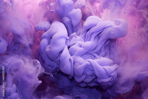 A sea of purple, high speed continuous shooting