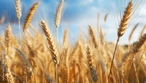 Field summer cereal agricultural grain wheat