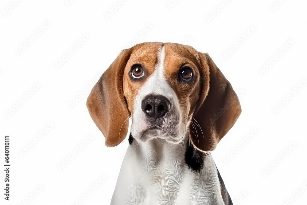 High energy beagle dog By AI