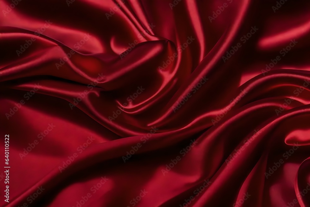 Obraz premium red satin background