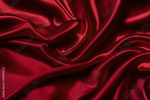 red satin background