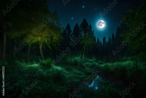 forest in the night © SAJAWAL JUTT