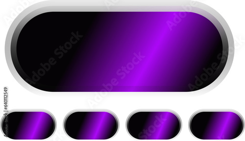 set of glossy buttons
