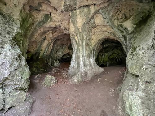 Ostreznicka Cave in the area of Zloty Potok in the Jura Krkowsko-Czestochowska in Poland photo