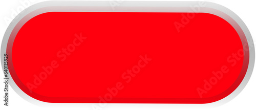 vector of the red button for children's games