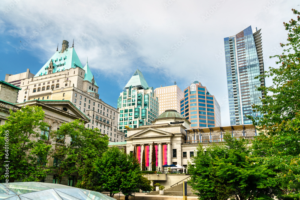 Vancouver Art Gallery on Robson Square - British Columbia, Canada