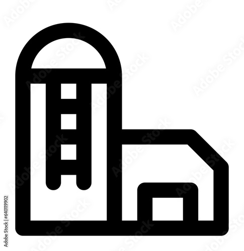 farmhouse line icon