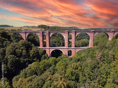 elstertal bridge in east germany