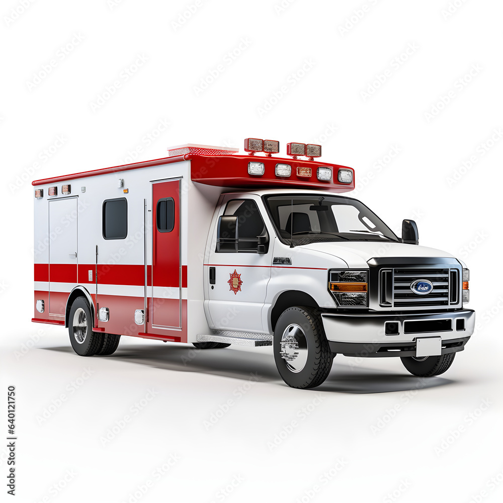 ambulance car isolated on white ambulance car isolated on white