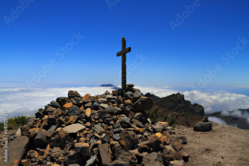 Pico de la Nieve Aussichtsgipfel auf dem Vulkanrand.