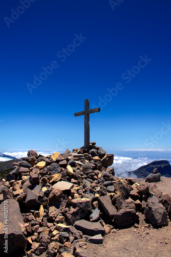 Pico de la Nieve Aussichtsgipfel auf dem Vulkanrand.
