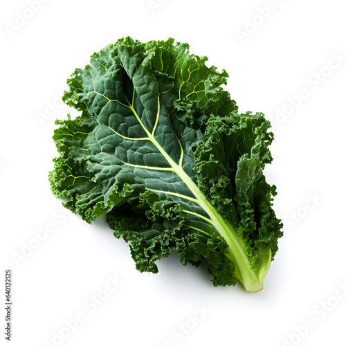 Kale isolated on white