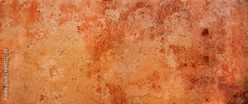Fototapeta Betonowa  czerwona abstrakcyjna szeroka ściana - idealna do dekoracji lub tła	