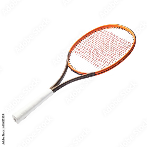 tennis racket isolated on white