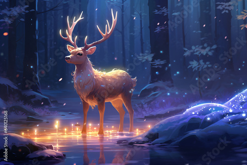 deer in the woods © Adriana Nikolova