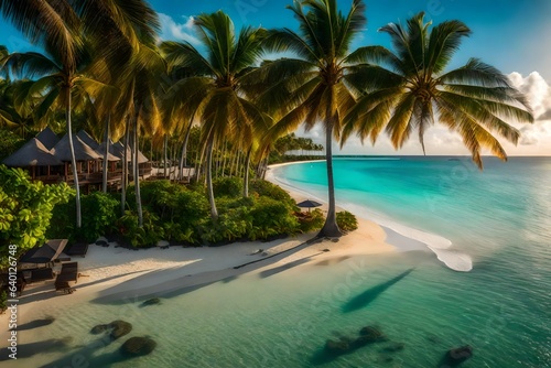 tropical paradise beach