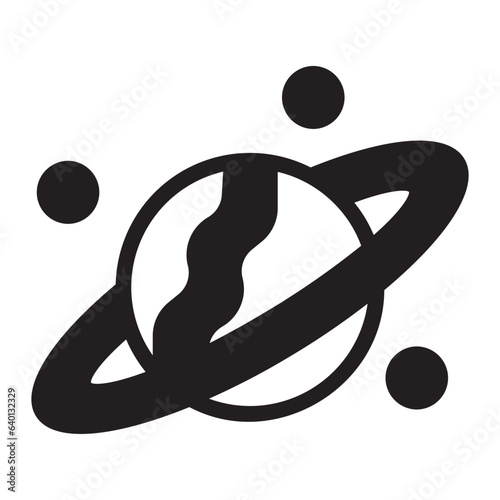 saturn glyph icon